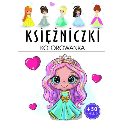 Pakiet Ksi�niczki: Koloruj� ksi�niczki, Ksi�niczki. Bal na sto par, Ksi�niczki. Kolorowanka, Puzzle 60 el. Poznaj Ksi�niczki, Zestaw kosmetyk�w Disney Princess