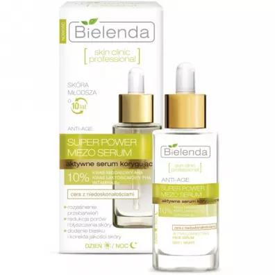 Bielenda Skin Clinic Professional aktywne serum korygujce dla cery z niedoskonaociami dzie/noc 30 ml
