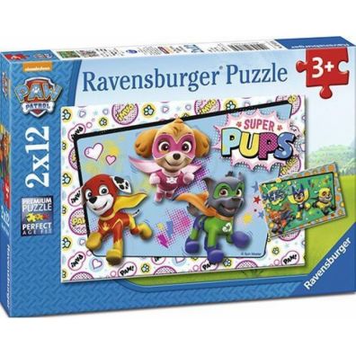Puzzle 2 x 12 el. Psi Patrol Ravensburger