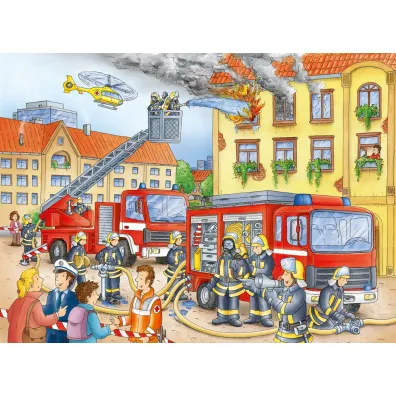 Puzzle 100 el. Stra� po�arna Ravensburger