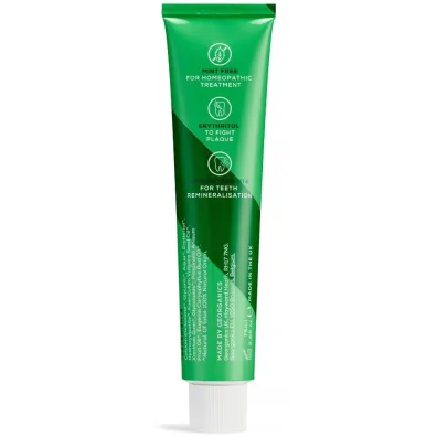 Georganics Naturalna, remineralizuj�ca pasta do z�b�w, z hydroksyapatytem, bez fluoru, do codziennej piel�gnacji o delikatnym posmaku kopru w�oskiego 75 ml