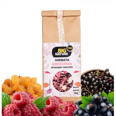 Big Nature Herbata owocowa Spokojny Wiecz�r 50 g
