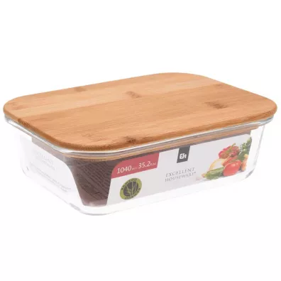 Excellent Houseware Pojemnik na ywno borokrzemowy 1040 ml