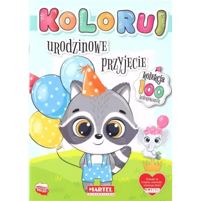 Urodzinowe przyj�cie. Koloruj