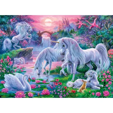 Puzzle 150 el. Jednoro�ec o zachodzie s�o�ca Ravensburger