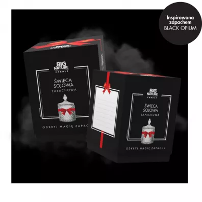 Big Nature �wieca sojowa inspiracja zapachowa Black Opium 115 g