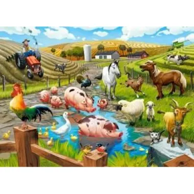 Puzzle 70 el. �ycie na farmie Castorland