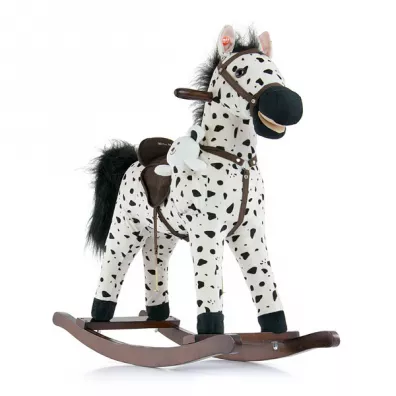 Ko na biegunach Mustang black dot Milly Mally
