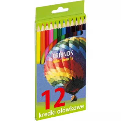 Grand Kredki o��wkowe sze�ciok�tne 12 szt.