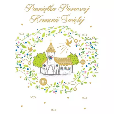 Henry Karnet B6 z kieszonk� Komunia - Ko�ci�