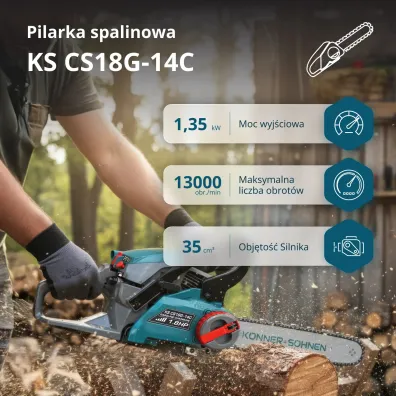 Ks pi�a �a�cuchowa spalinowa cs18g-14c