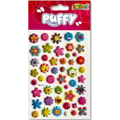Penmate Naklejki puffy Flowers