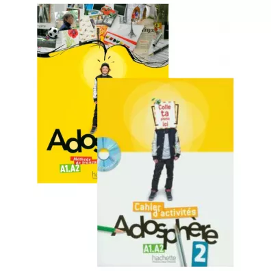 Adosphere 2. Podr�cznik i zeszyt �wicze� do j�zyka francuskiego + CD - Celine Himber, Marie-Laure Poletti