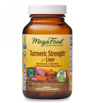 Mega Food Turmeric Strength For Liver kurkuma - suplement diety 60 tab.