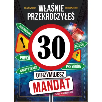 Armin Style KARNET URODZINY 30 B6 Z KOP AS GM-1267 FOL