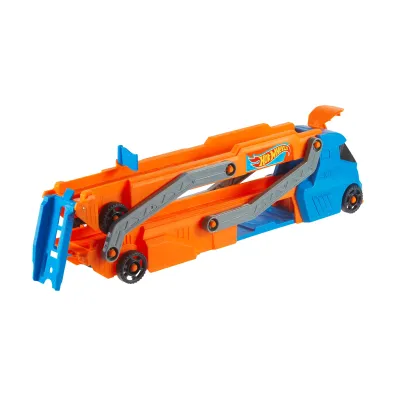 Hot Wheels. Miejski transporter + auto Mattel