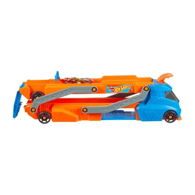 Hot Wheels. Miejski transporter + auto Mattel