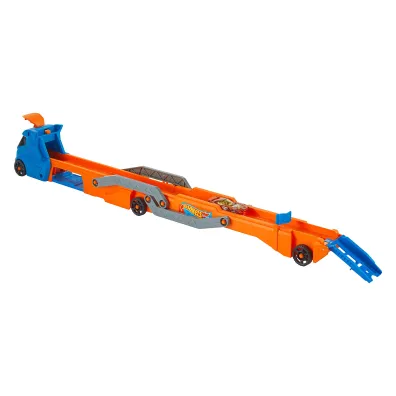 Hot Wheels. Miejski transporter + auto Mattel