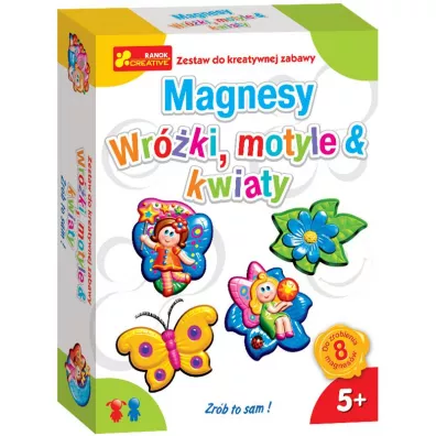Ranok-Creative Magnesy na lod�wk� - Wr�ki motyle i kwiaty
