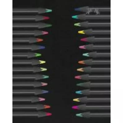 Faber-Castell Kredki o��wkowe tr�jk�tne Black Edition 24 szt.