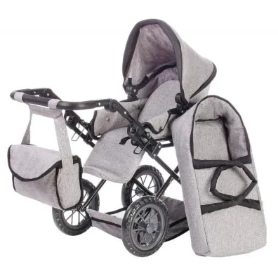 W�zek regulowany Ruby 3w1 dla lalek do 46cm Knorr Toys