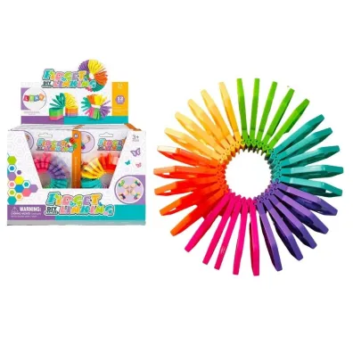 LeanToys Bransoletka spr�yna antystresowa MIX