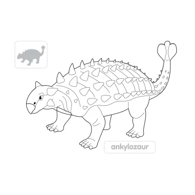 Malowanka 165X240 Maluchy koloruj�. Dinozaury  NAKLEJKI SKRZAT 074208