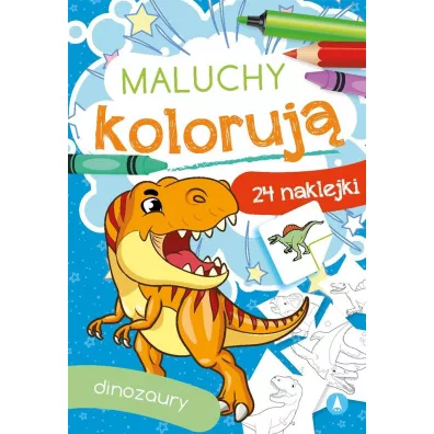 Maluchy koloruj. Dinozaury