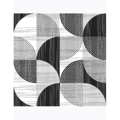Serwetki DAISY Lunch SD 330x330 Geometria czarno bia�e 044502