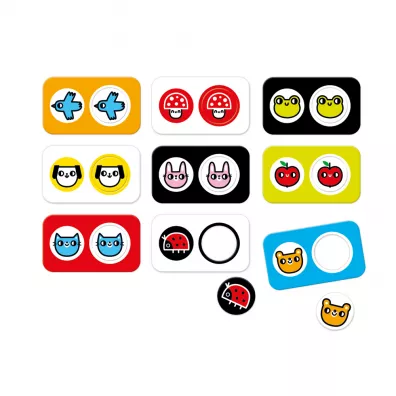 CzuCzu. Puzzle kontrastowe Do pary 12 mies.+ Bright Junior Media