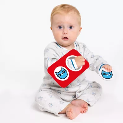 CzuCzu. Puzzle kontrastowe Do pary 12 mies.+ Bright Junior Media