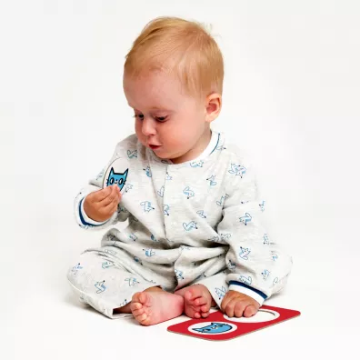 CzuCzu. Puzzle kontrastowe Do pary 12 mies.+ Bright Junior Media