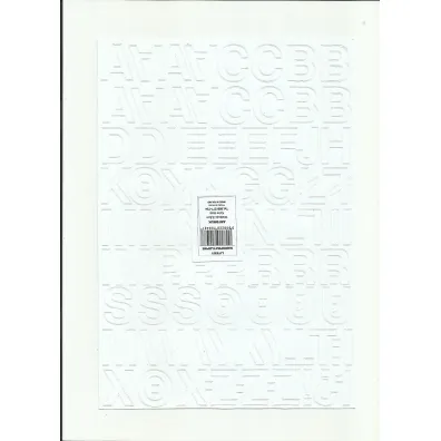 Artdruk Litery samoprzylepne 2,5 cm 8 szt.
