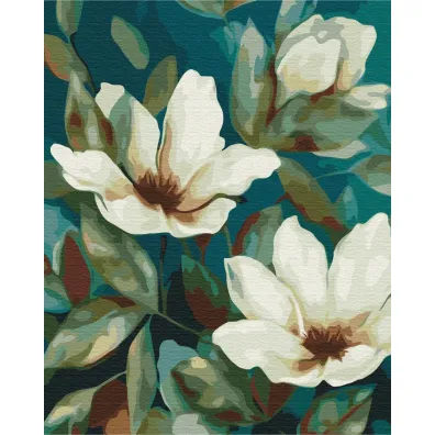 Brushme Malowanie po numerach - Delikatno�� kwiat�w 40x50cm