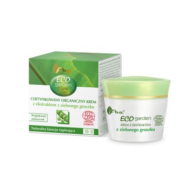 Ava Eco Garden Organiczny krem do twarzy z ekstraktem z zielonego groszku 50+ 50 ml