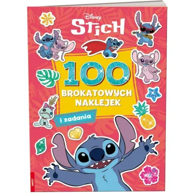 Stitch. 100 brokatowych naklejek