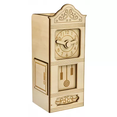 �amig��wka Escape Box Grandfather Clock Secret poziom 4/4 Eureka 3D