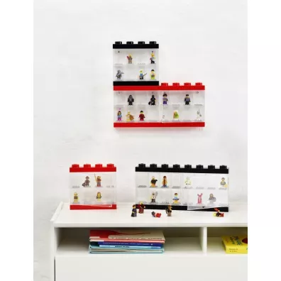 Gablotka na 8 minifigurek LEGO Czerwona