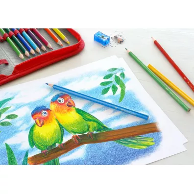 Faber-Castell Kredki o��wkowe + 2 o��wki 24 szt.