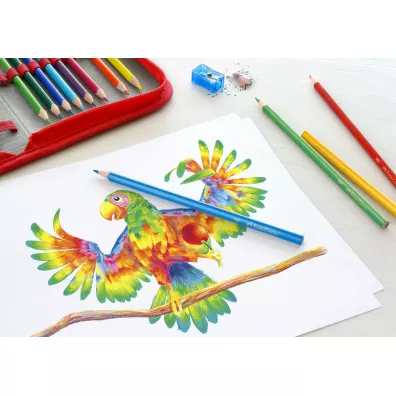 Faber-Castell Kredki o��wkowe + 2 o��wki 24 szt.