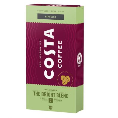 Costa Coffee Kawa w kapsukach The Bright Blend Espresso 10 szt.