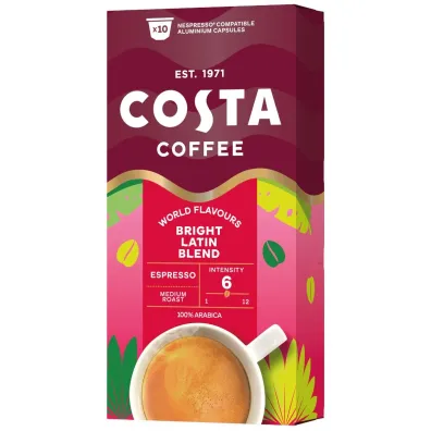 Costa Coffee Kawa w kapsu�kach The Bright Blend Espresso 10 szt.