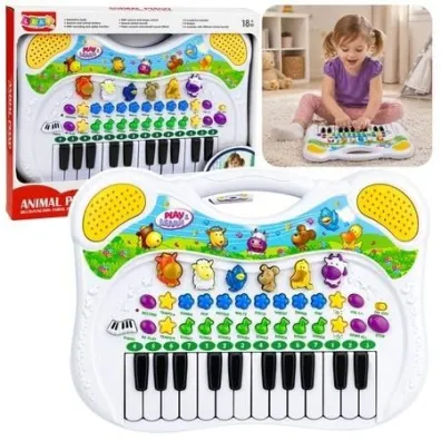 LeanToys Pianinko edukacyjne interaktywne odg�osy i melodie