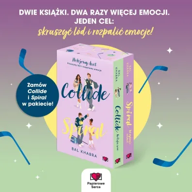 Hokejowy duet. Pakiet: Collide, Spiral