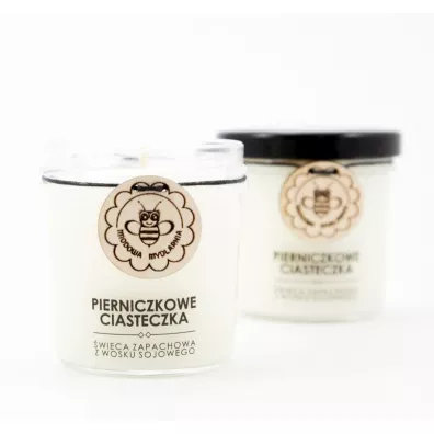 Miodowa Mydlarnia �wieca sojowa Pierniczkowe ciasteczka 120 ml