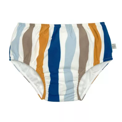 Lassig Majteczki pieluszka do pywania Splash & Fun Fale blue/nature, rozm. 74/80