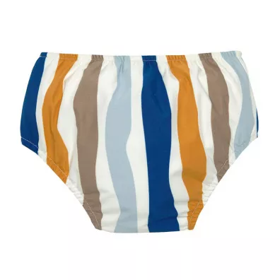 Lassig Majteczki pieluszka do pywania Splash & Fun Fale blue/nature, rozm. 74/80