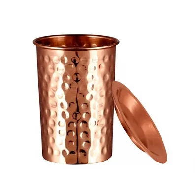 Sattva Kubek miedziany hammer z przykrywk� 350 ml