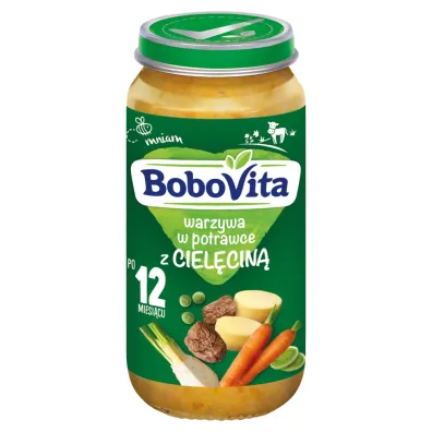 BoboVita Obiadek Warzywa w potrawce z ciel�cin� po 12 miesi�cu 250 g