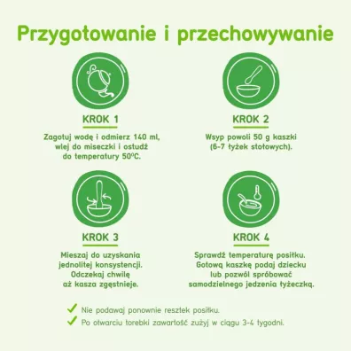 BoboVita Porcja Zb Kaszka mleczna manna po 4 miesicu 210 g
